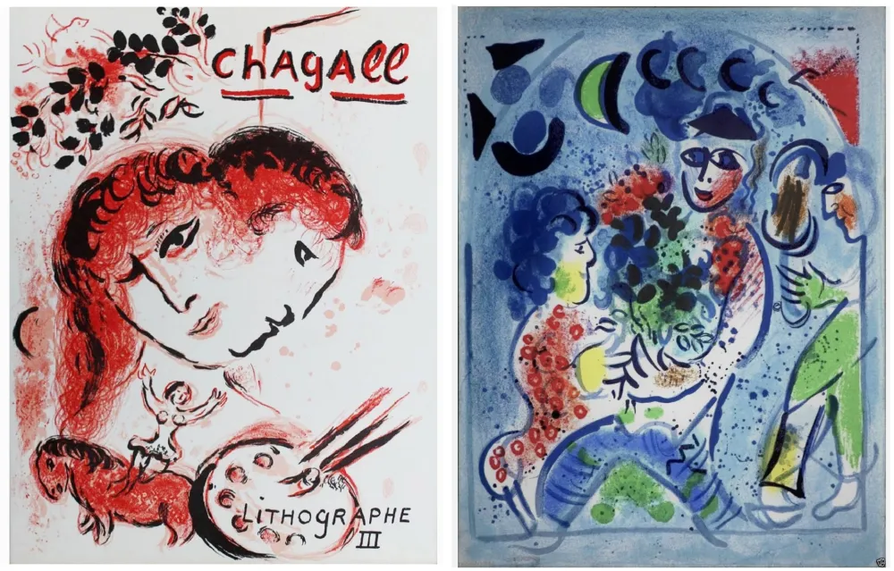 Иллюстрированная Книга Chagall - CHAGALL LITHOGRAPHE III. 1962 - 1968