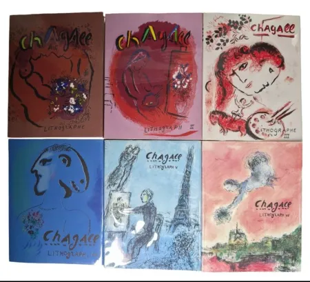 Литография Chagall - Chagall Litographe VolI-VI Sorlier/ 28 Litographs