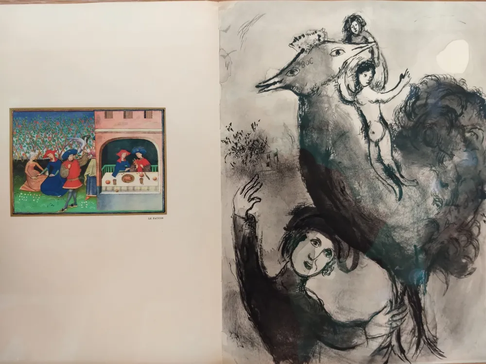 Иллюстрированная Книга Chagall - Contes de Boccage