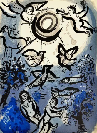 Литография Chagall - Creation