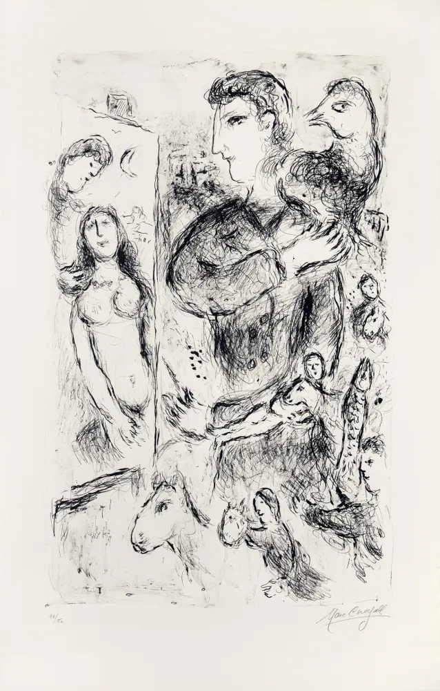 Литография Chagall - Création 