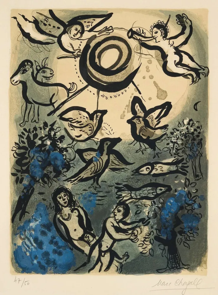 Литография Chagall - Creation