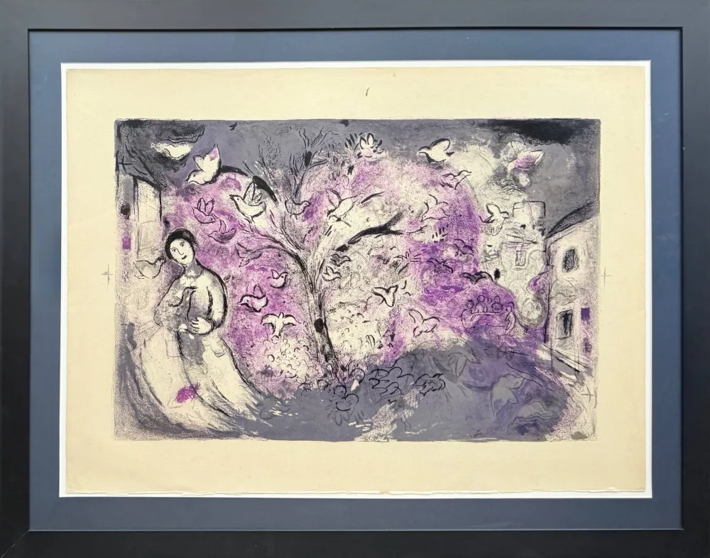Литография Chagall - Daphnes and Chloé, Planche XXVI