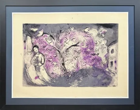 Литография Chagall - Daphnes and Chloé, Planche XXVI