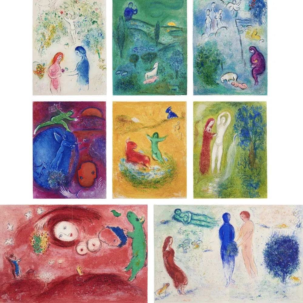 Литография Chagall - Daphnis and Chloé full album