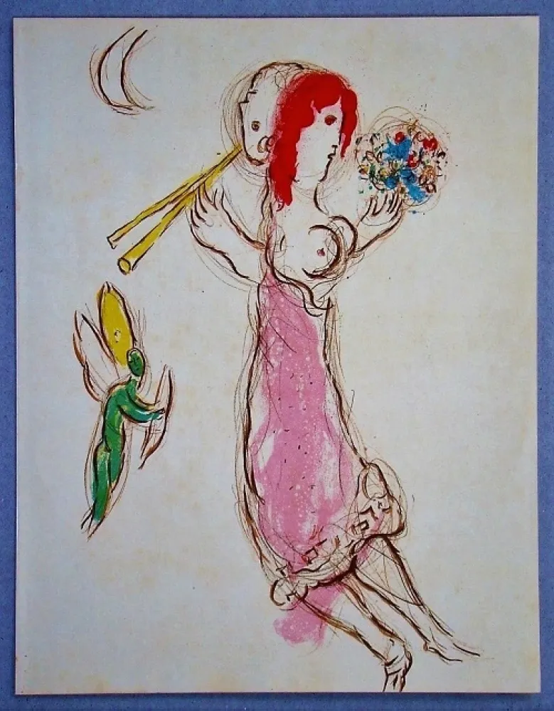 Литография Chagall - Daphnis et Chloé