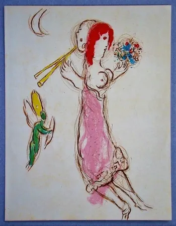 Литография Chagall - Daphnis et Chloé