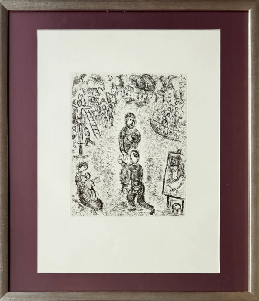 Гравюра Chagall - De Mauvais Sujets - Planche II