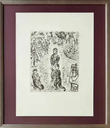 Гравюра Chagall - De Mauvais Sujets - Planche II