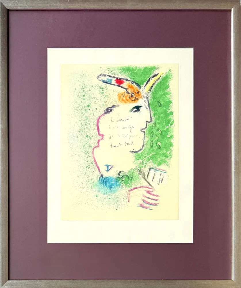 Офорт И Аквитанта Chagall - De Mauvais Sujets - Planche III