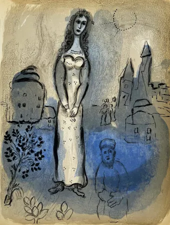 Литография Chagall - Esther