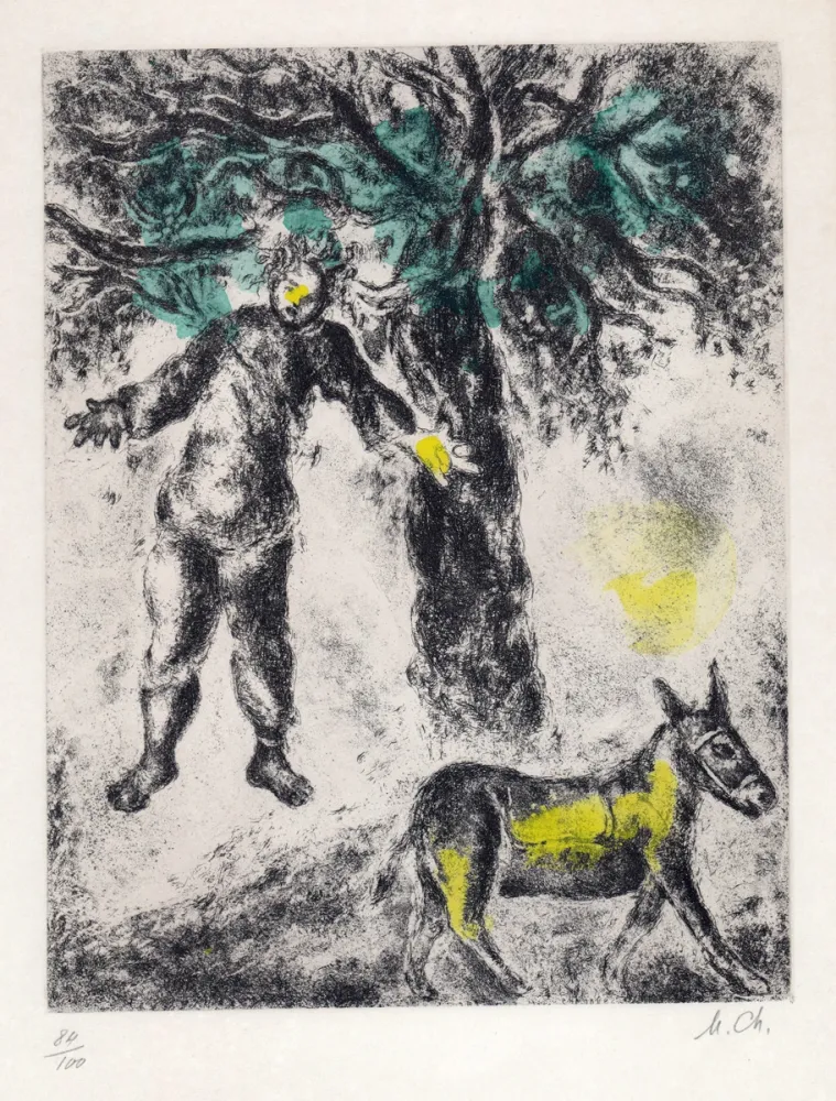 Офорт Chagall - Fin d'Absalom