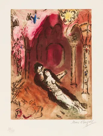 Офорт И Аквитанта Chagall - Granada