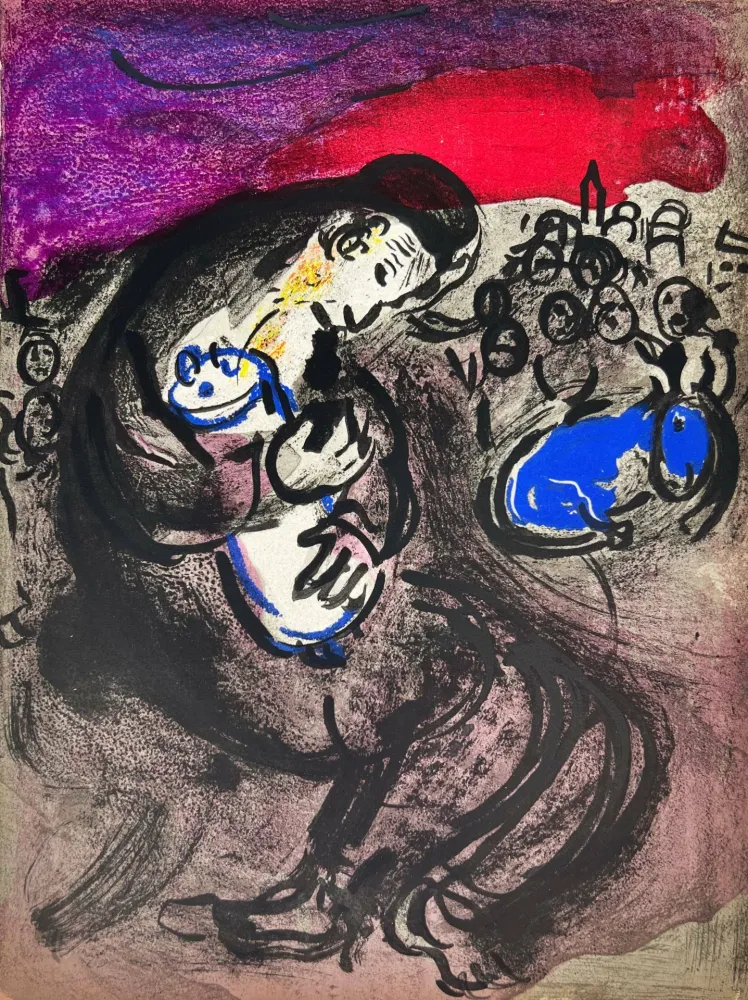 Литография Chagall - Jeremiah's lamentations