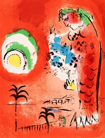 Литография Chagall - La Baie des Anges