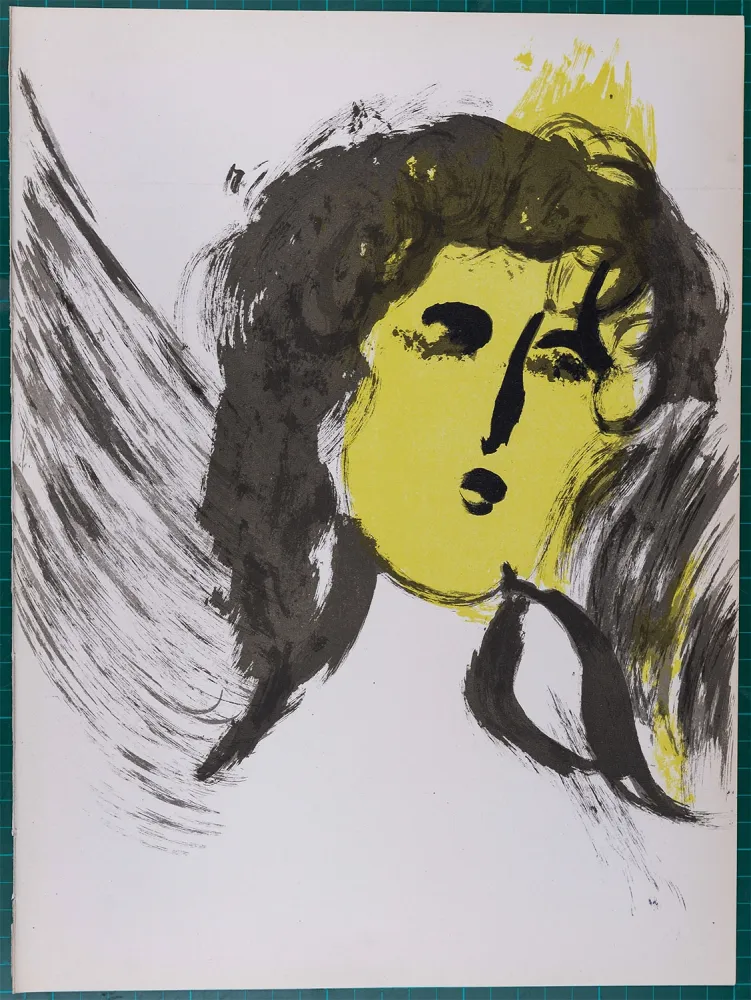 Литография Chagall - La Bible : Ange, 1956
