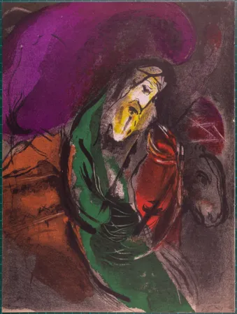 Литография Chagall - La Bible : Jérémie, 1956