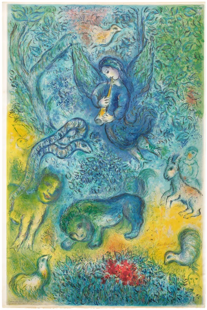 Литография Chagall - La Flûte Enchantée (The Magic Flute)