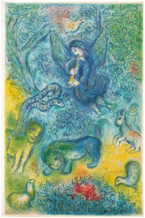Литография Chagall - La Flûte Enchantée (The Magic Flute)