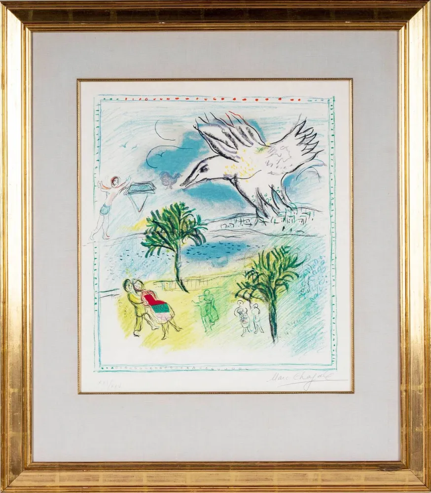 Литография Chagall - La Grande Corniche