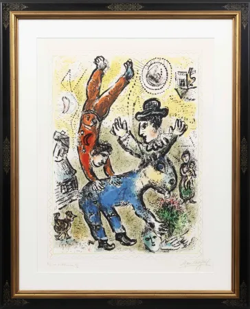 Литография Chagall - L'Acrobate rouge (The Red Acrobat)