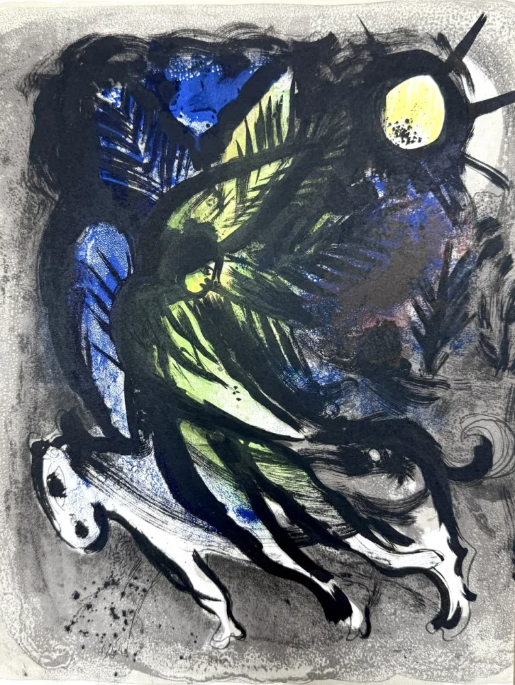 Литография Chagall - L’Ange