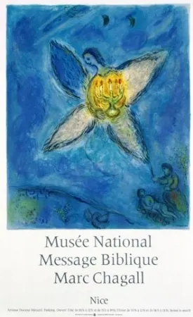 Литография Chagall - LAnge au Chandelier