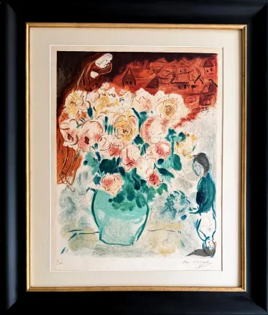 Литография Chagall - Le Bouquet