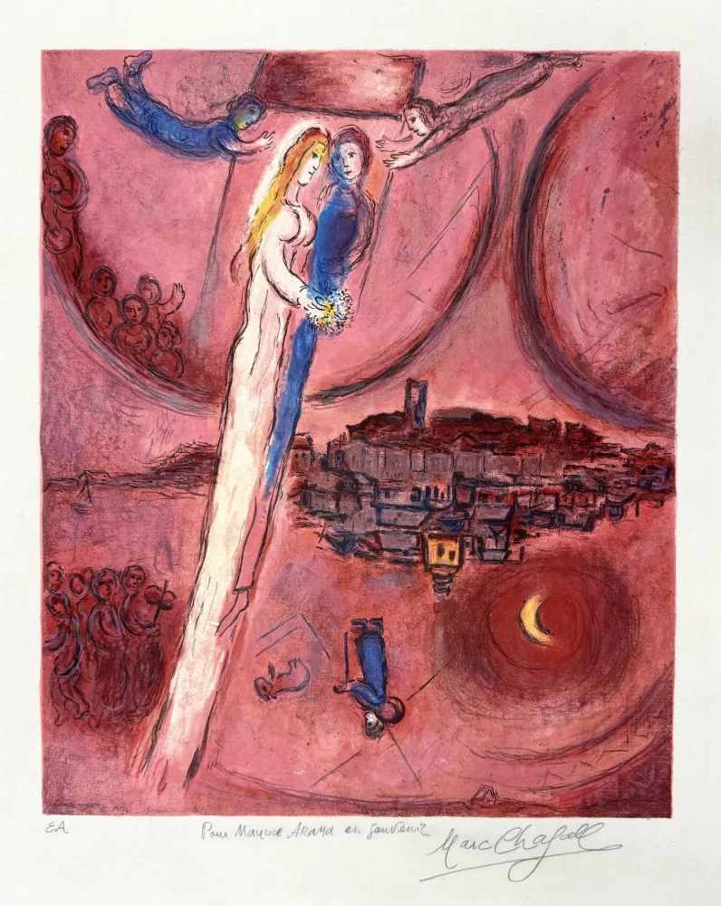 Литография Chagall - Le Cantique des Cantiques