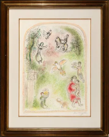 Литография Chagall - Le jardin de pomone (The Garden of Pomona)