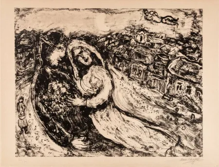 Литография Chagall - Le Mariage (The Marriage)