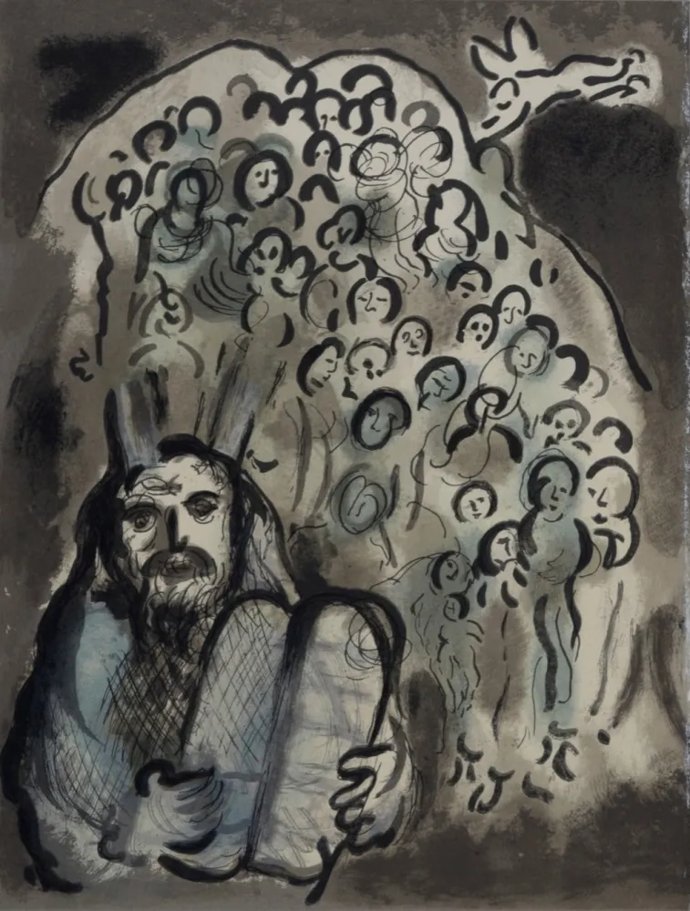 Литография Chagall - Le message biblique