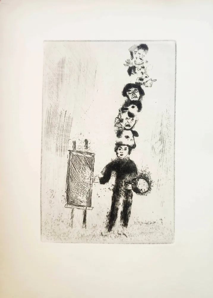 Офорт Chagall - Le Sept Péchés Capitaux