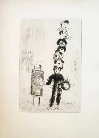 Офорт Chagall - Le Sept Péchés Capitaux