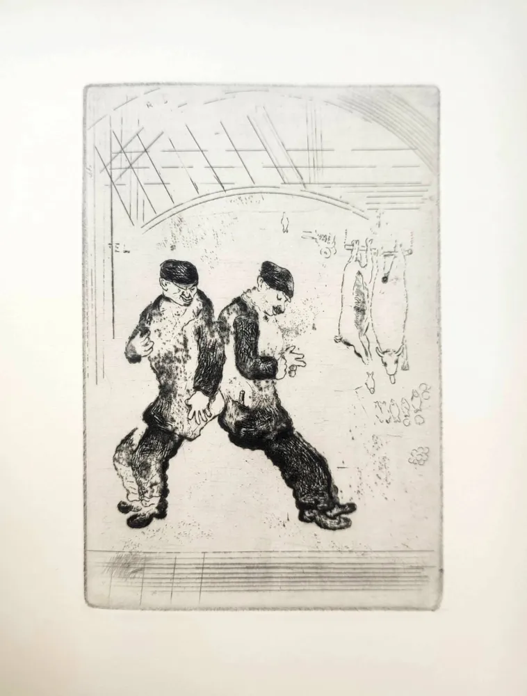 Офорт Chagall - Le Sept Péchés Capitaux