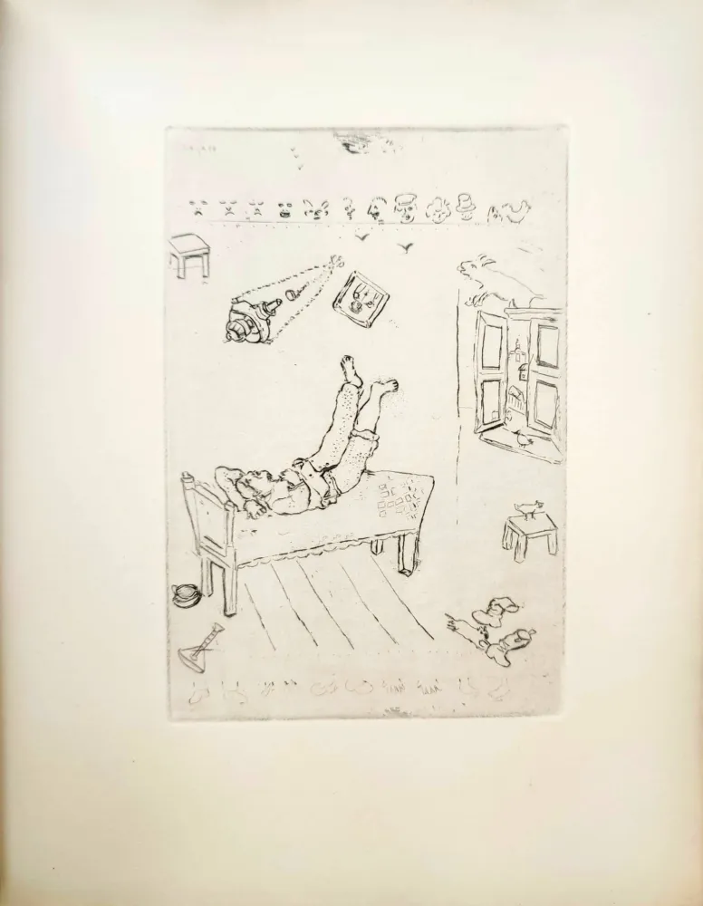 Офорт Chagall - Le Sept Péchés Capitaux