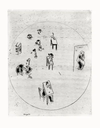 Офорт Chagall - Les Ames Mortes