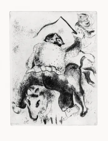 Офорт Chagall - Les Ames mortes