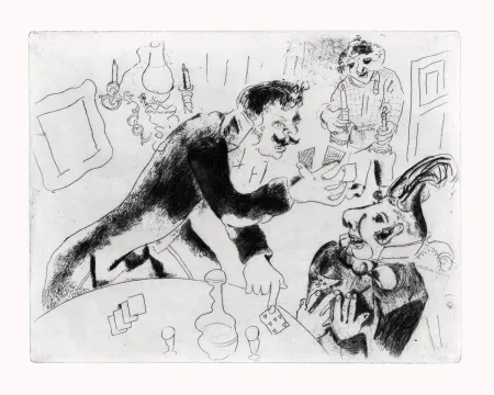 Офорт Chagall - Les Ames mortes