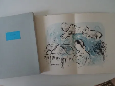 Литография Chagall - Les Chemins d'Amitie