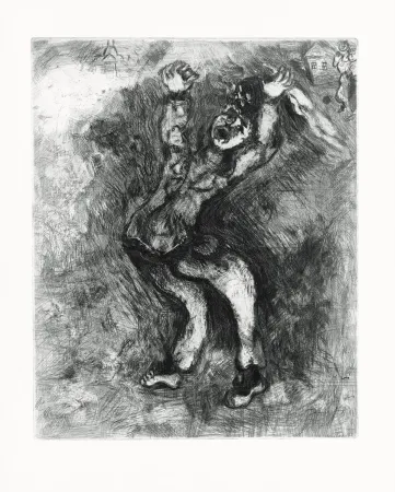 Офорт Chagall - Les Fables de La Fontaine