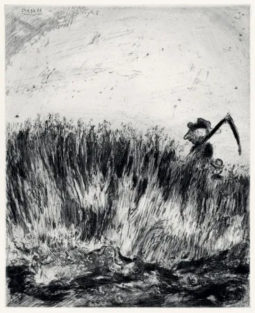 Офорт Chagall - Les Fables de La Fontaine