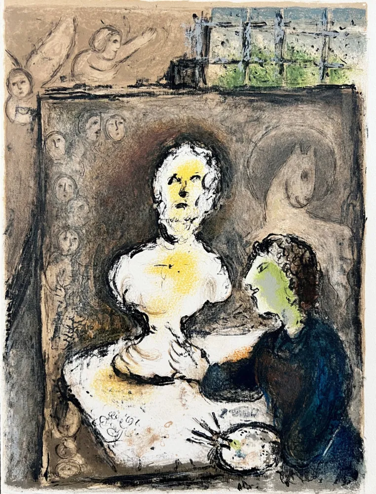 Литография Chagall - L'Odyssée, Planche I