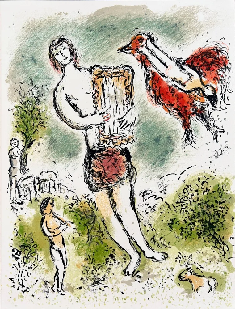 Литография Chagall - L'Odyssée, Planche XXXIV