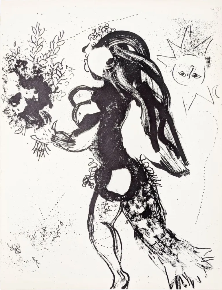 Литография Chagall - L'offrande