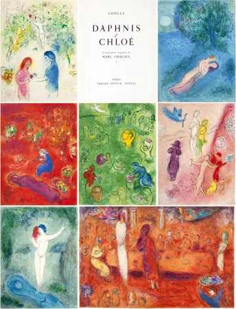 Иллюстрированная Книга Chagall - Longus. DAPHNIS & CHLOÉ (Paris, Tériade, 1961)