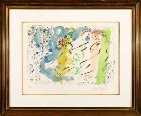 Литография Chagall - Lumiere du cirque (The Light of the Circus)