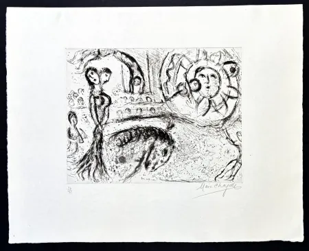 Гравюра Chagall - Marc Chagall (1887–1985) - Le Cirque fantastique - Etching on paper - 1967