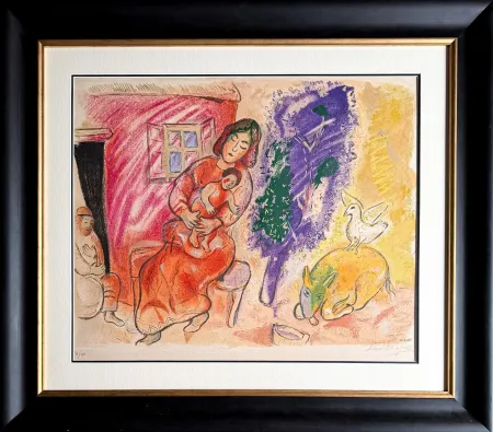 Литография Chagall - Maternité