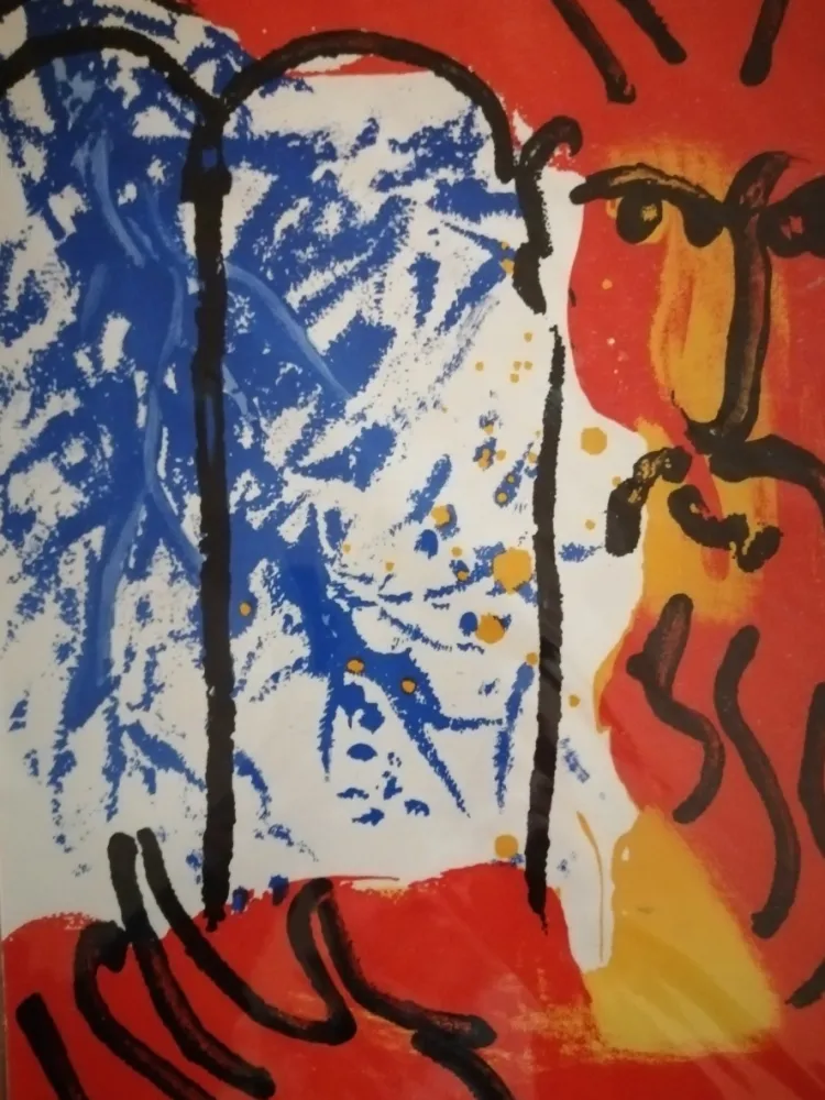 Литография Chagall - Moise